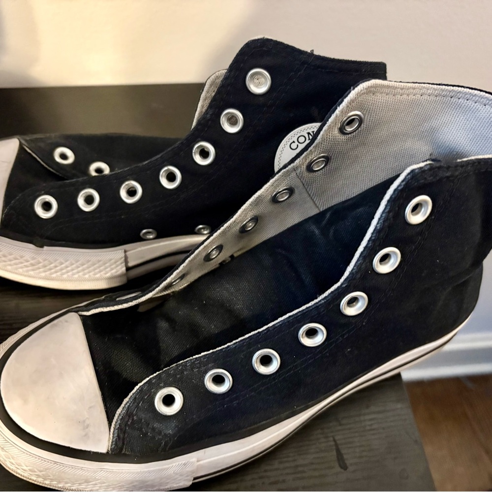 Converse Black Canvas High-Tops